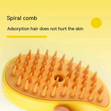 Steam Pet Brush with Unique Spray Function for your Dogs & cats for their healthy coat