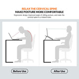 Foldable Laptop Stand With Built-in Foldable Legs Multiple Height Adjustments