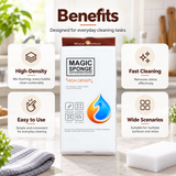 Chemical-Free Magic Eraser Sponge | Just Add Water for Tough Stains