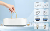 Portable Ultrasonic Cleaner for Glasses,Brush, Jewelry & Watches with 360° Deep Clean