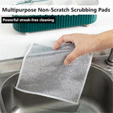 Non Scratch Double Layer Dish Wash Cloths for Your Healthy Kitchen - Pack of 8