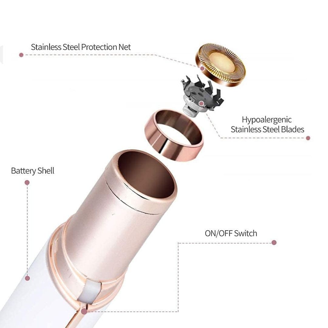 Rechargeable Facial Hair Remover – Gentle, Painless,Precision Shaver & Travel-Friendly for Women