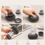Easy-Press Liquid Pro Scrubber | Keep Your Hands Grease-Free