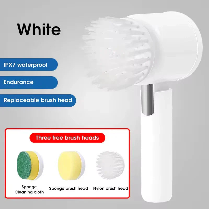 Powerful Electric Spin Scrubber | Powerful Cordless Cleaning Brush for Bathroom, Kitchen & More!