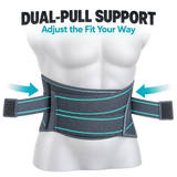 Contour LS(Lumbar Support) Belt – Universal Free Size Adjustable Lumbar Support for Men & Women