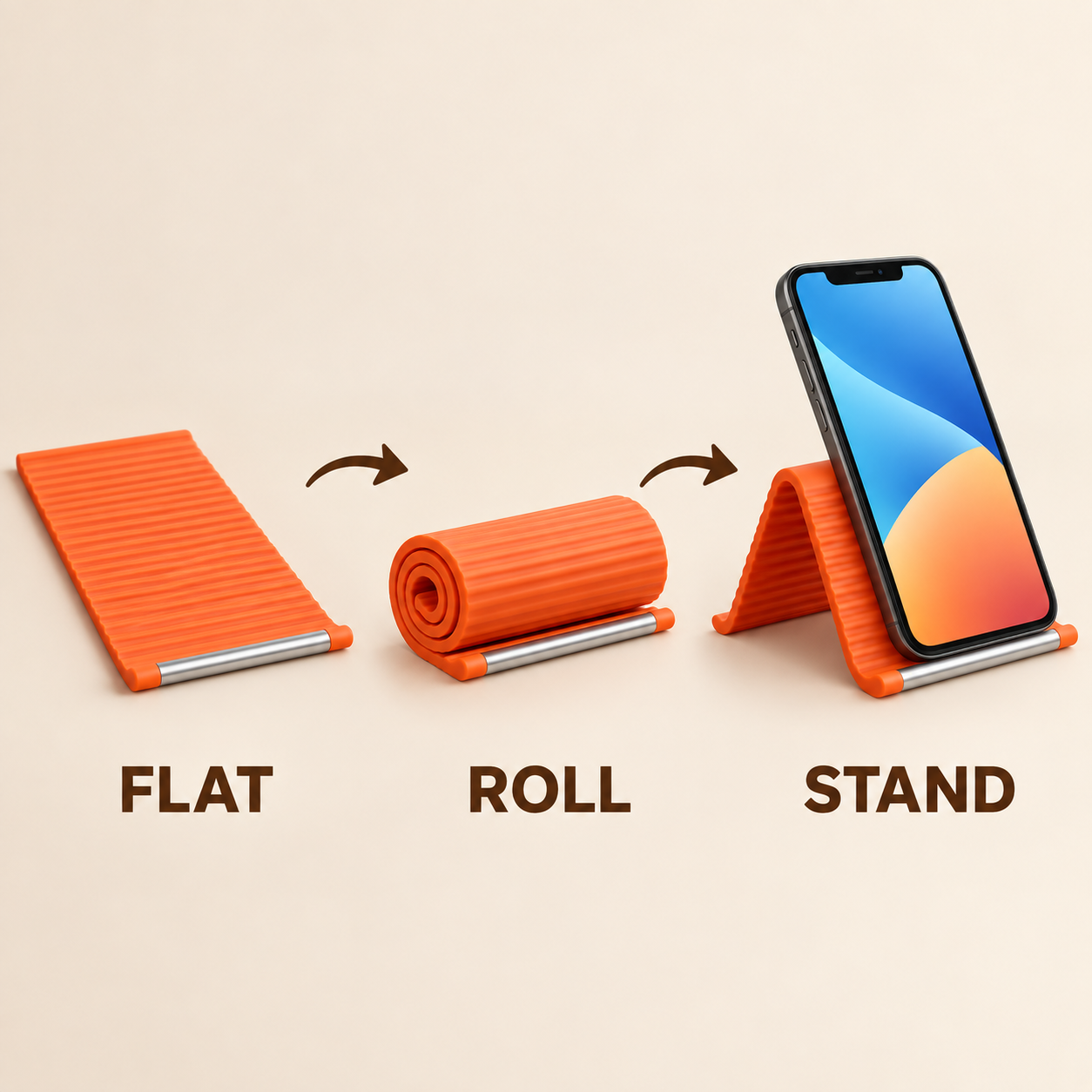 FlexiStand Flexible Phone Stand – Multi-Angle, Foldable & Portable