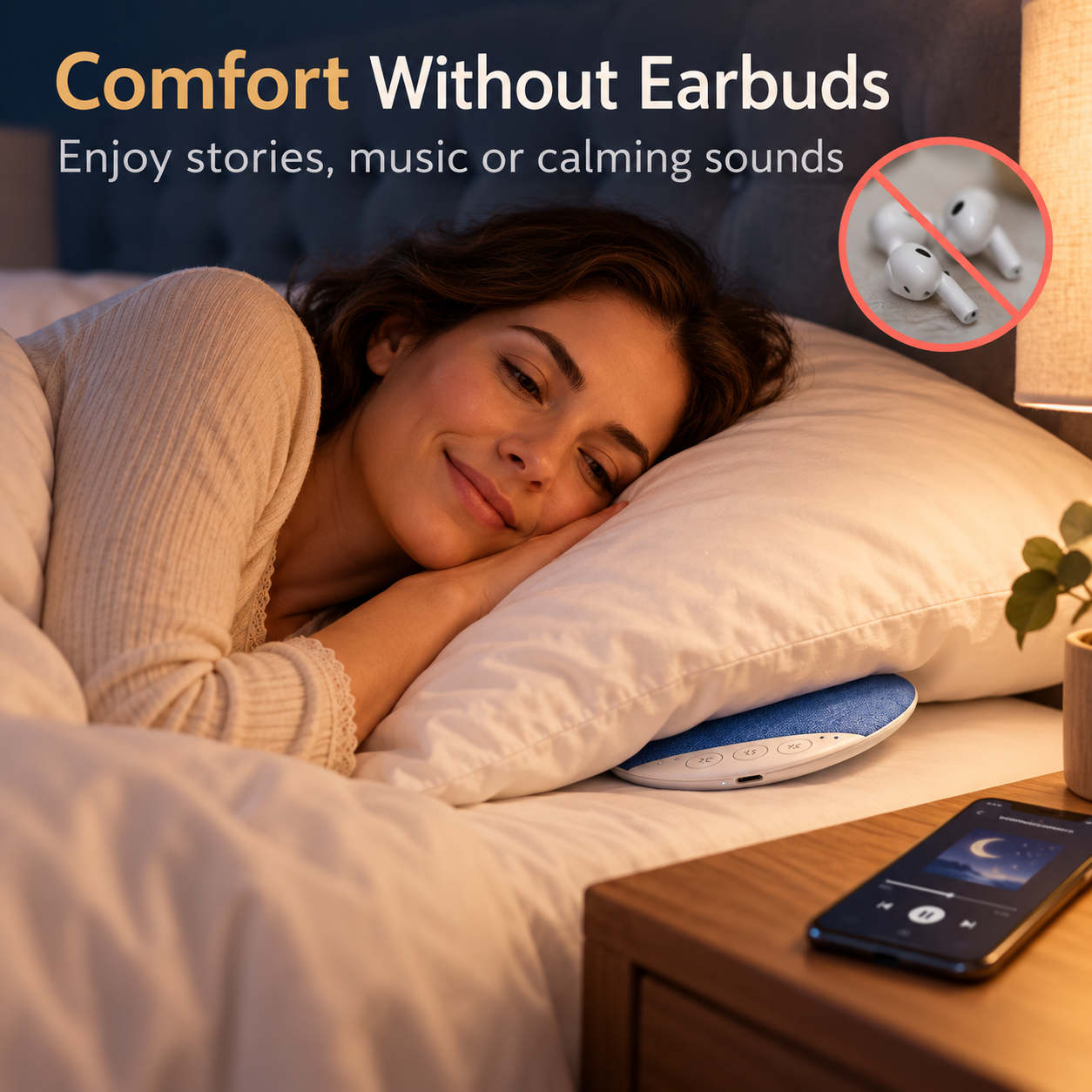 Wireless Bluetooth Pillow Speaker