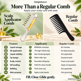 Deep Root Hair Oil Applicator | Mess Free Clean Hands, Zero Waste Comb