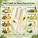 Deep Root Hair Oil Applicator | Mess Free Clean Hands, Zero Waste Comb