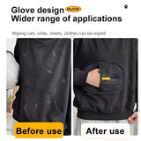 Electrostatic Pet Hair Cleaning Gloves – Remove Hair from Pets, Clothes & Furniture Easily