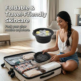 Foldable Ice Facial Bowl with Built-In Ice Tray