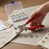 Heavy Duty Snap Button Plier Tool Kit | No-Sew Instant Press Buttons